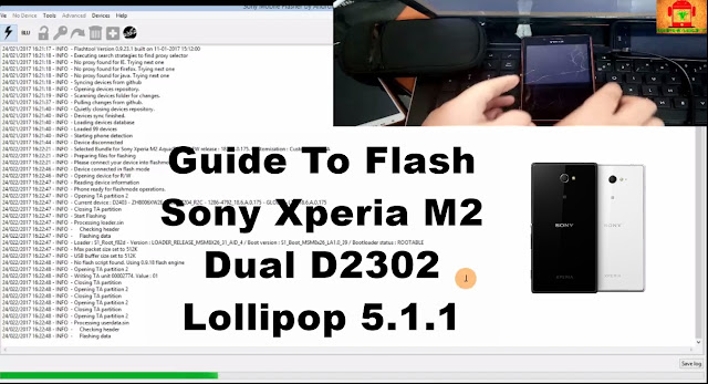 Sony Xperia M2 Dual D2302 Lollipop 5.1.1 Tested Firmware