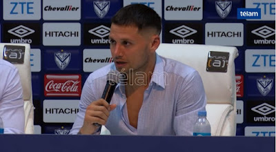 Mauro Zárate: Dije que iba a volver a dar una mano si Vélez me necesitaba y acá estoy.