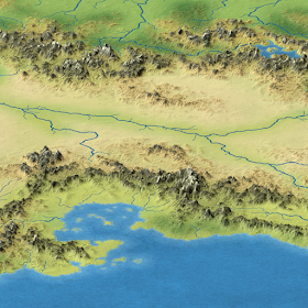 Emirates of Narwan, render, fantasy map, Calidar, Great Caldera