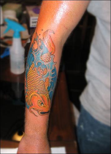 Sleeve Japanese Tattoos Especially Koi Fish Tattoo Designs With
