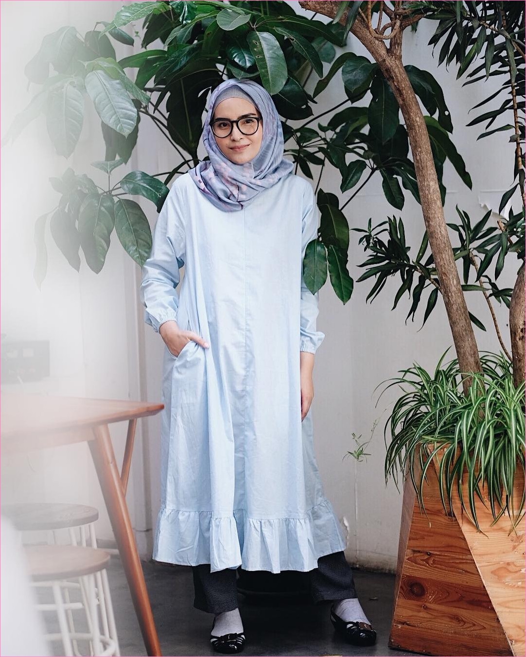 24 Model Outfit Baju Tunic Hijabers Ala Selebgram 2019 