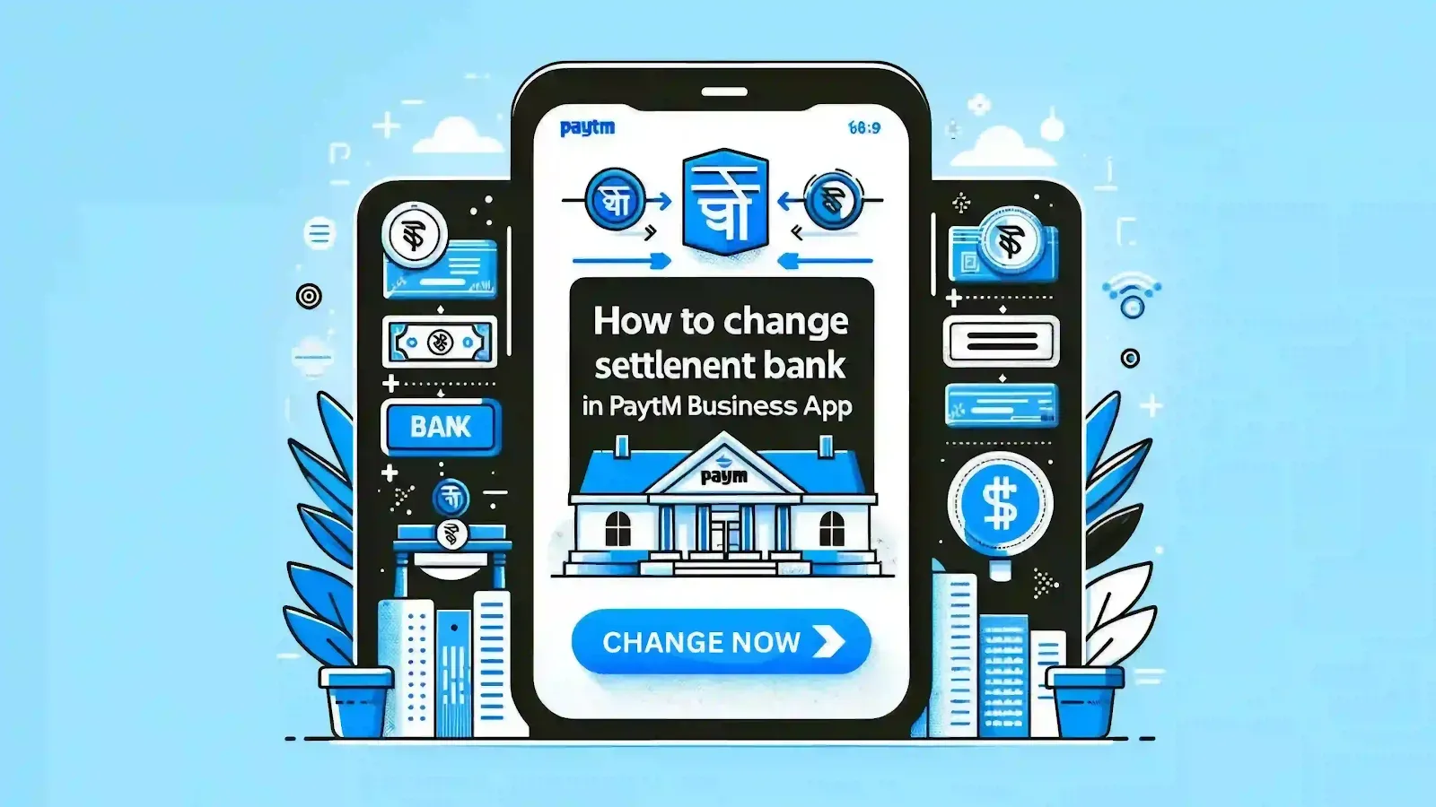 Change Settlement Bank Account from Paytm Bank in Paytm Business app