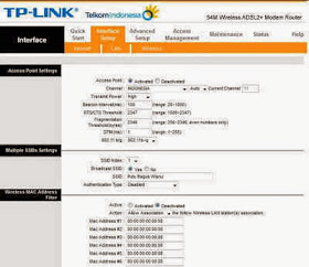 setting modem speedy