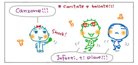 Canzone!!! Cantate e ballate!!! Shuck! Infatti, ti piace!!!