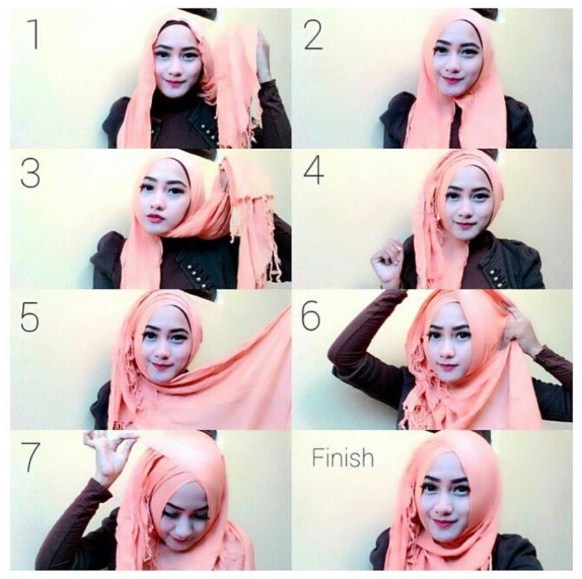  Tutorial Jilbab Terbaru untuk Kebaya Kreasi Terpopuler 