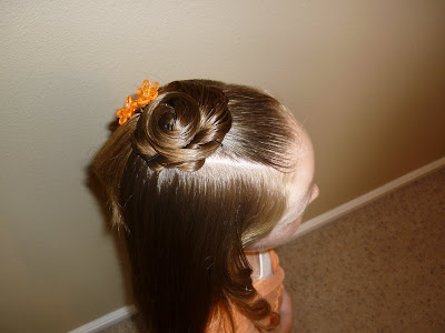 quick and cute hairdo