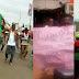 BIAFRA!!! Tension: Angry Biafran youths Storms the Streets of Enugu despite heavy Military presence, Demands for Liberation of Biafra - Report 