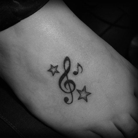 Tatto on Piano Music Note Tattoos   Find A Tattoo Blog