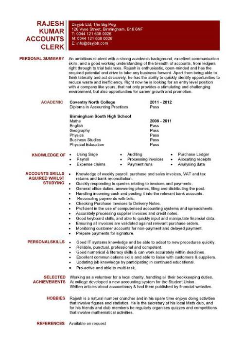 Accounting Clerk Resume Samples3