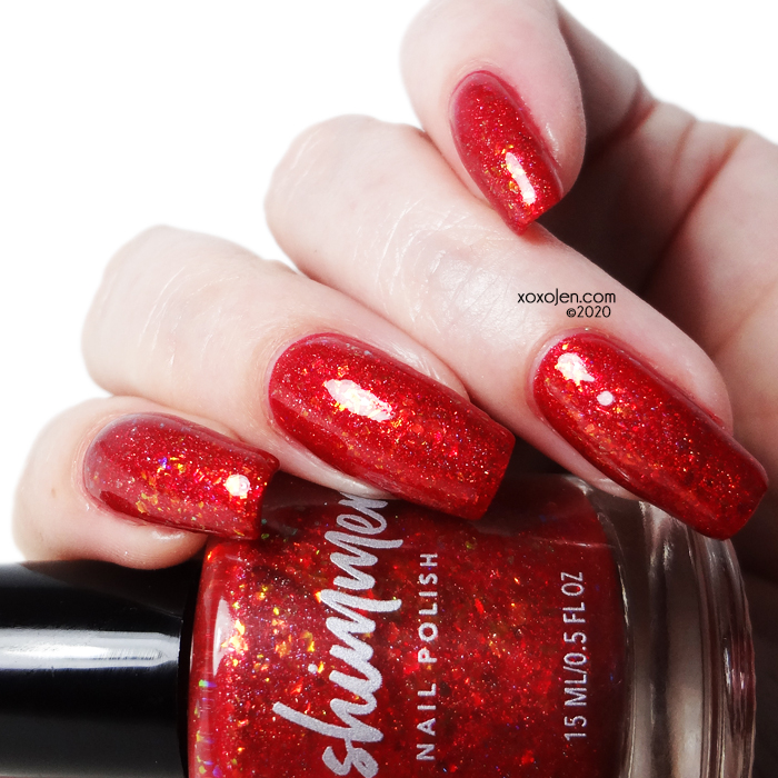 xoxoJen's swatch of KBShimmer Knit Happens