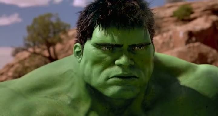 Screen Shot Of Hulk (2003) Dual Audio Movie 300MB small Size PC Movie