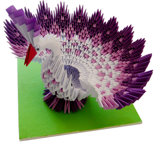 Seni Origami  ala Kerajinan  dari koran dan kertas bekas 