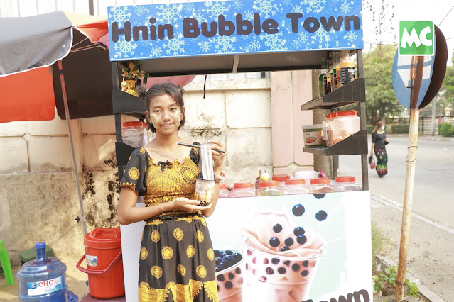 ခက်ခဲတဲ့ ဘ၀ကနေ Bubble Tea ဆိုင်ဖွင့်နိုင်ခဲ့သူ မရွေးသည်မလေး