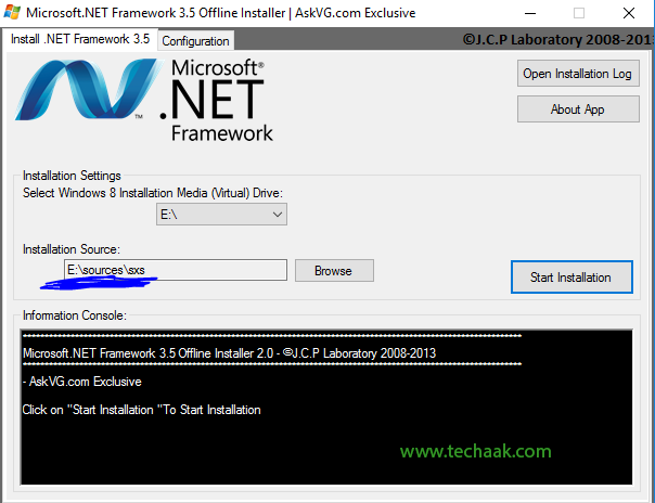 Download and Install dot NET Framework through Windows iso/img file