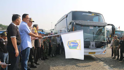 KEREN! Pemprov DKI Sediakan 492 Bus Gratis untuk Mudik Lebaran 2022