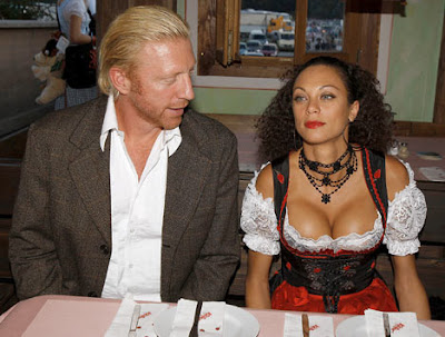 Boris enjoys Sharlely Kerssenberg cleavage