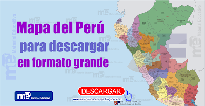 Mapa del Perú para descargar en formato grande