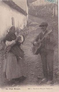 pays basque autrefois mendiants chanteurs rue