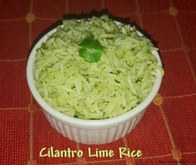 images of Cilantro Lime Rice / Coriander Lime Rice / Lime Cilantro Rice Recipe / Chipotle's Rice Recipe /Garlic Cilantro Lime Rice Recipe