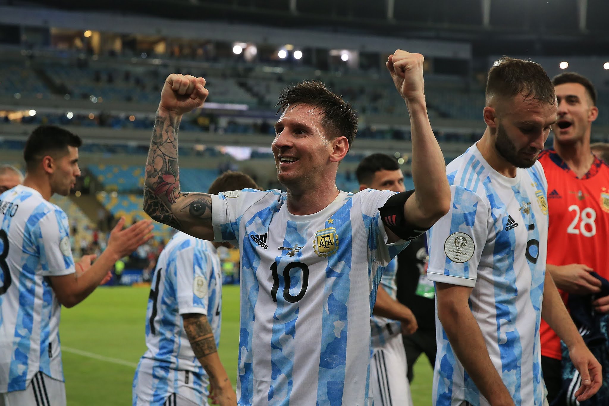 GALERIA DE FOTOS: Las mejores imágenes de Argentina campeón de la Copa América 2021