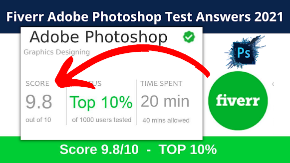 Fiverr Adobe  Photoshop Test Questions Answers 2021