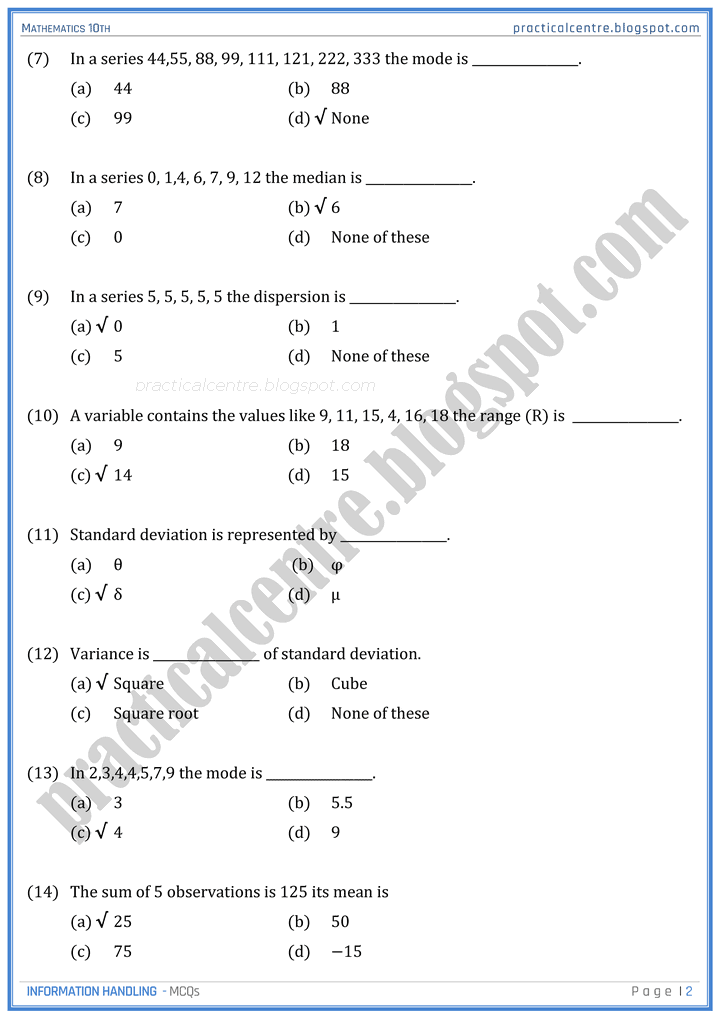 information-handling-mcqs-mathematics-10th