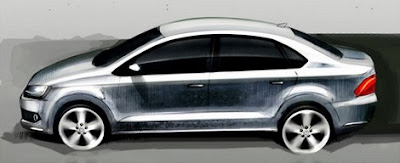 Photo: VW Polo Sedan Sketch