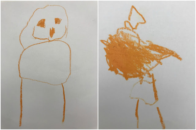 Nisse, die Kinder haben den Weihnachtswichtel gemalt