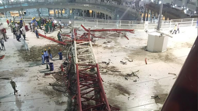 Saudi crane collapse kills 107 in Mecca Grand Mosque