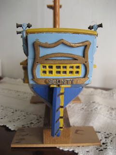 HMS Bounty model ship created by Jan Duyn