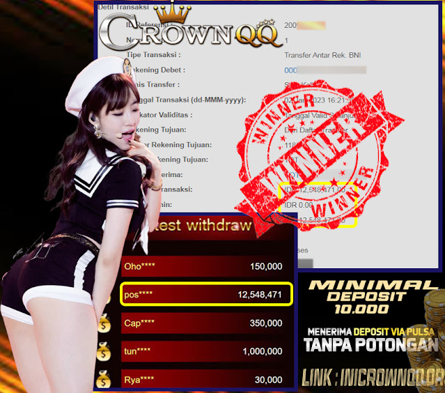 CrownQQ Agen DominoQQ BandarQ dan Domino99 Online Terbesar