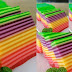 Resep membuat Kue lapis Pelangi Tepung Beras