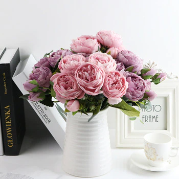Artificial Roses Flowers for Home Decoration and Wedding Party