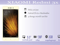 Spesifikasi Xiaomi Redmi 3X