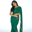 Monica in Green Saree   Cute Pictures