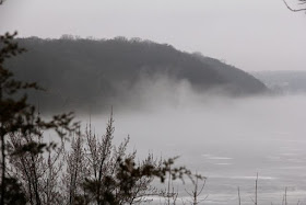 late Autumn fog, St. Croix River