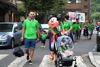 Bajada de cuadrillas de las fiestas de Retuerto