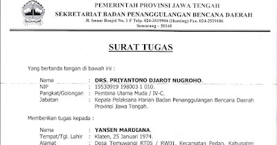 Tips Membuat Surat Tugas Yang Baik