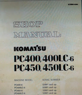 SEBM014508 Shop manual komatsu pc400-6 pc400lc-6 pc450-450lc-6