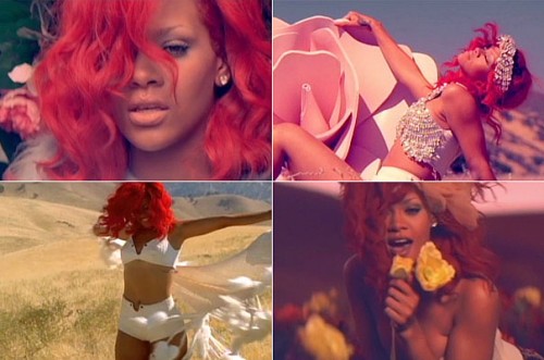 Rihanna red hair picture. The latest music Video for RiRi's Only Girl,