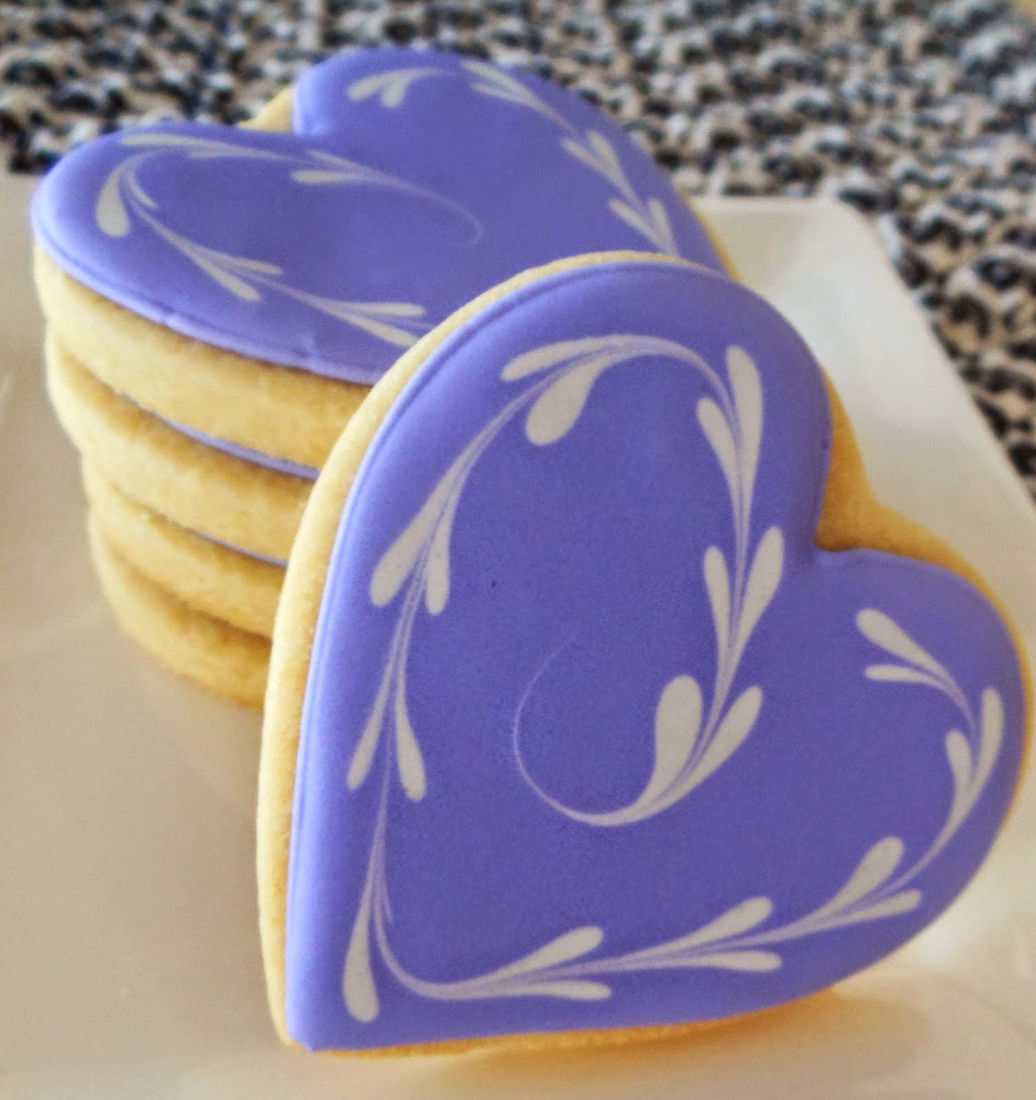 heart-shortbread-iced cookies