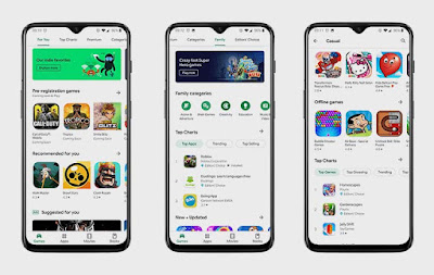 cara memperbarui google play di android