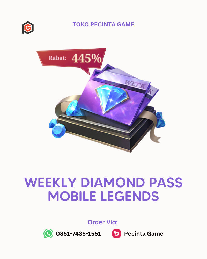 topup weekly diamond pass ml