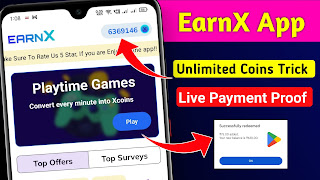 EarnX App For Google Play Redeem Code