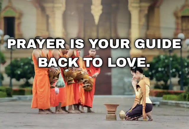 Prayer is your guide back to love. Gabby Bernstein