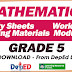 GRADE 5 MATH - Learning Materials from DepEd LRMDS (Free Download)