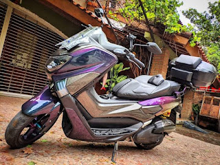 Modifikasi Yamaha NMax Warna Bunglon