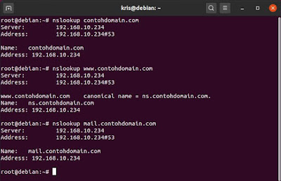 Cara Install dan konfigurasi DNS Server di Debian 10