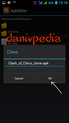 Cara cloning aplikasi Clash Of clans