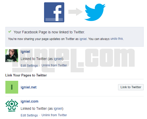 Cara Menyambungkan Status Facebook Fanspage Dengan Twitter